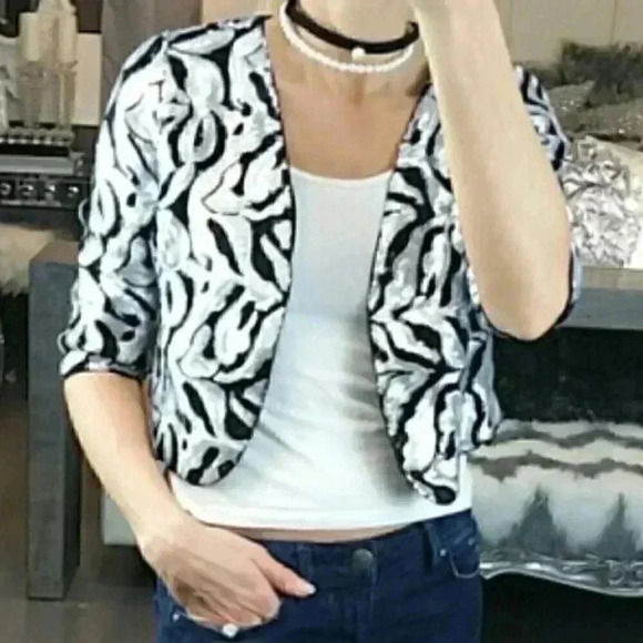 GLAM DOLLZ Animal Print Jacket - Picture 1 of 4